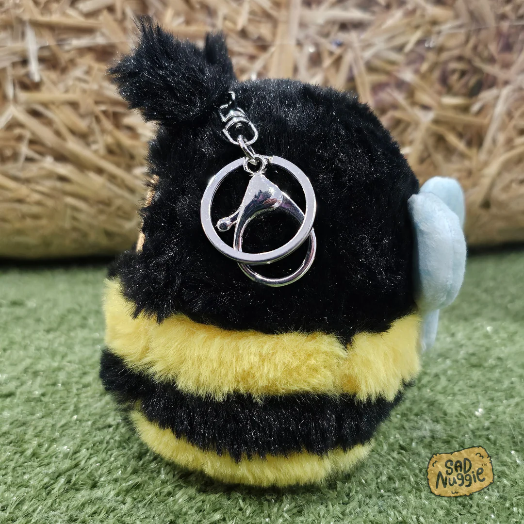 Bee Mini Sad Nuggie Keychain - Image 3