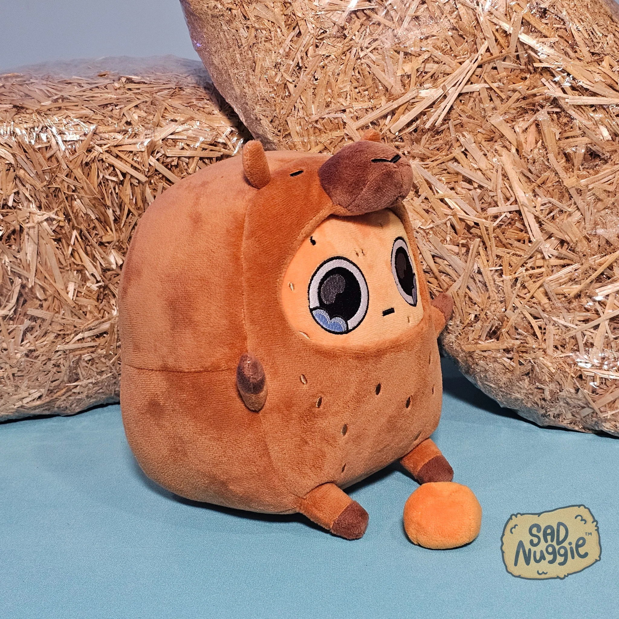 Capybara Sad Nuggie Plush - Image 3