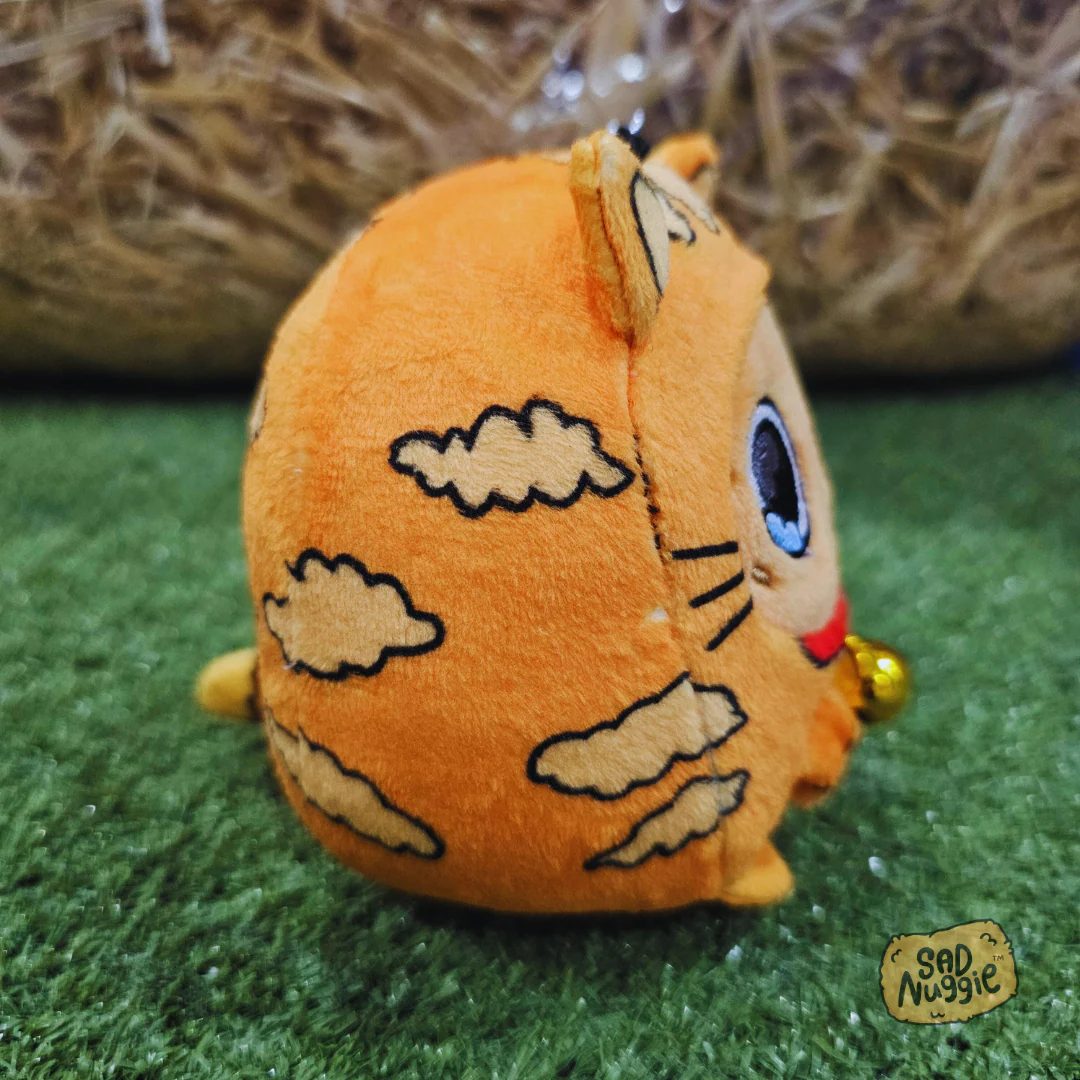 Cat Mini Sad Nuggie Keychain - Image 3