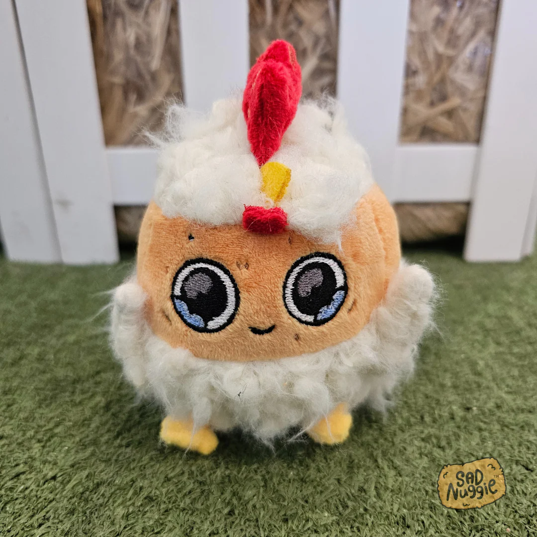Chicken Mini Sad Nuggie Keychain - Image 4