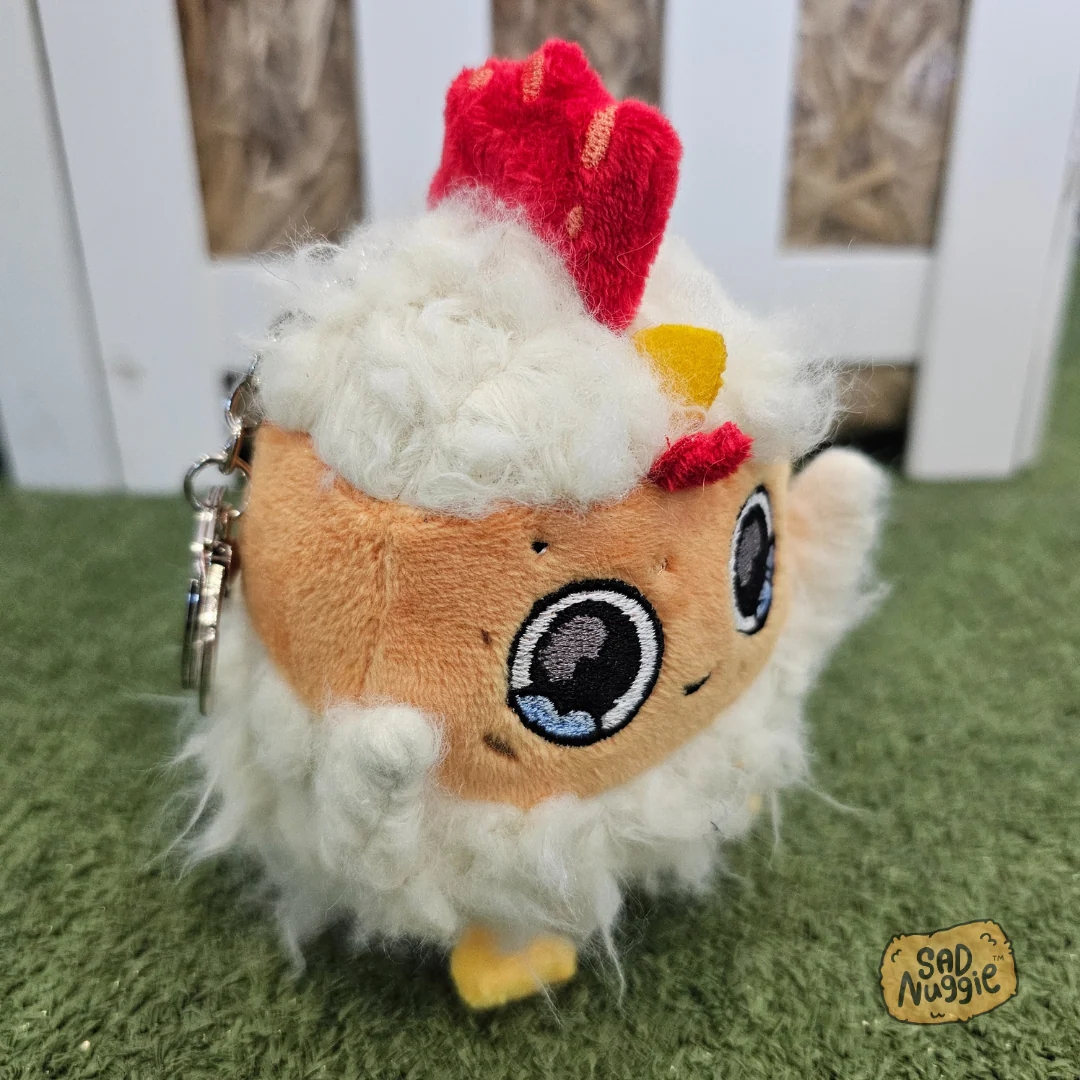 Chicken Mini Sad Nuggie Keychain - Image 5