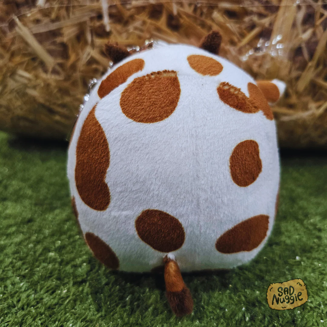 Cow Mini Sad Nuggie Keychain - Image 3