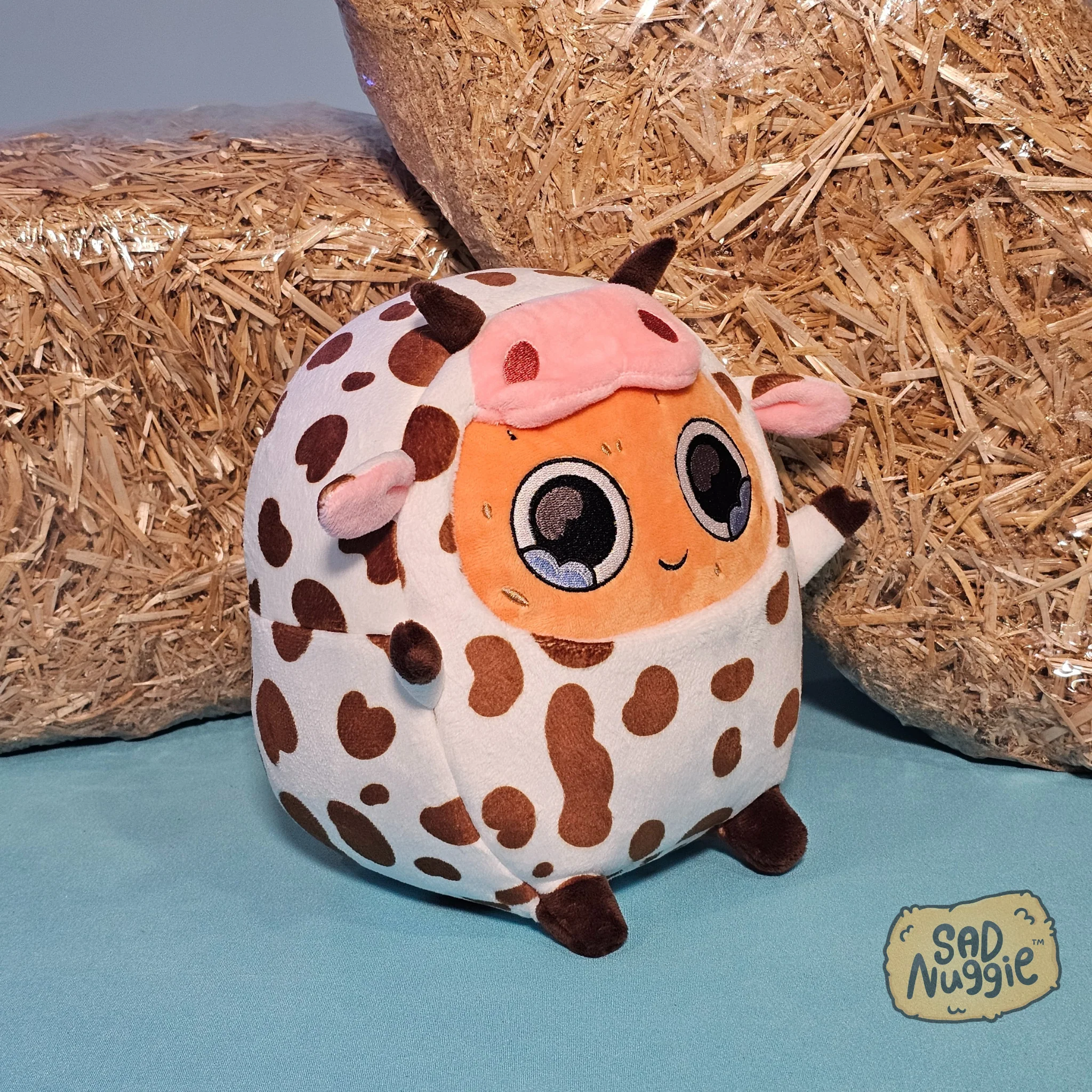 Cow Sad Nuggie Plush - Image 3