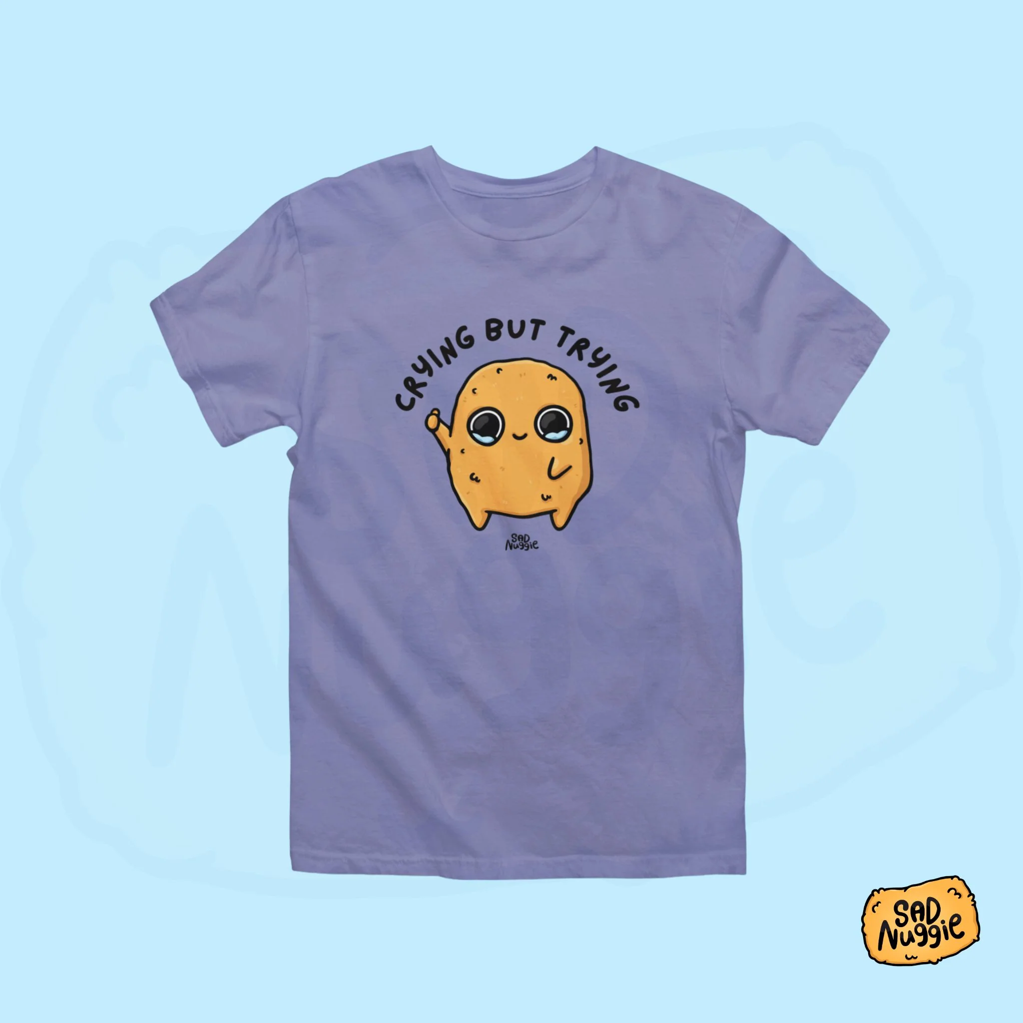 Crying But Trying T-Shirt - Image 3
