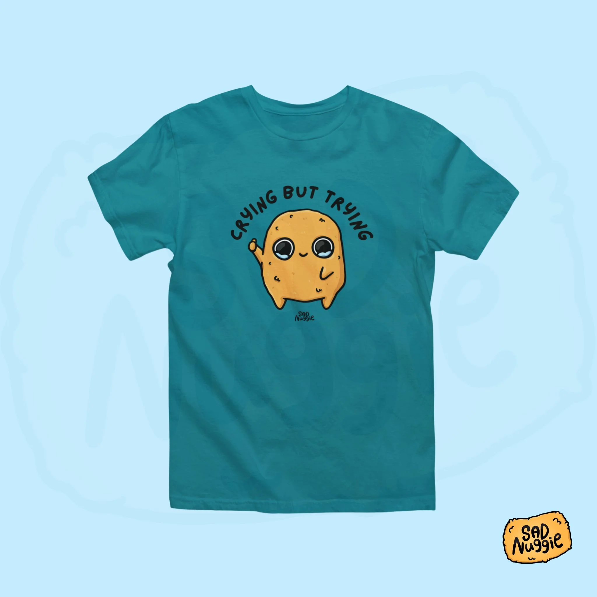 Crying But Trying T-Shirt - Image 4