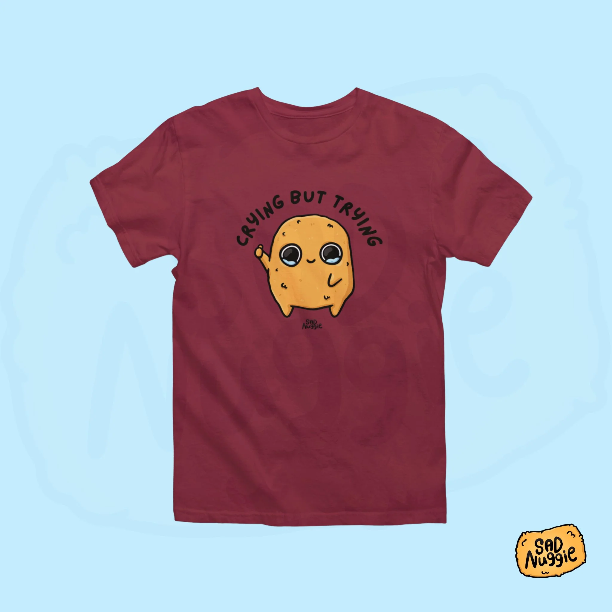 Crying But Trying T-Shirt - Image 5