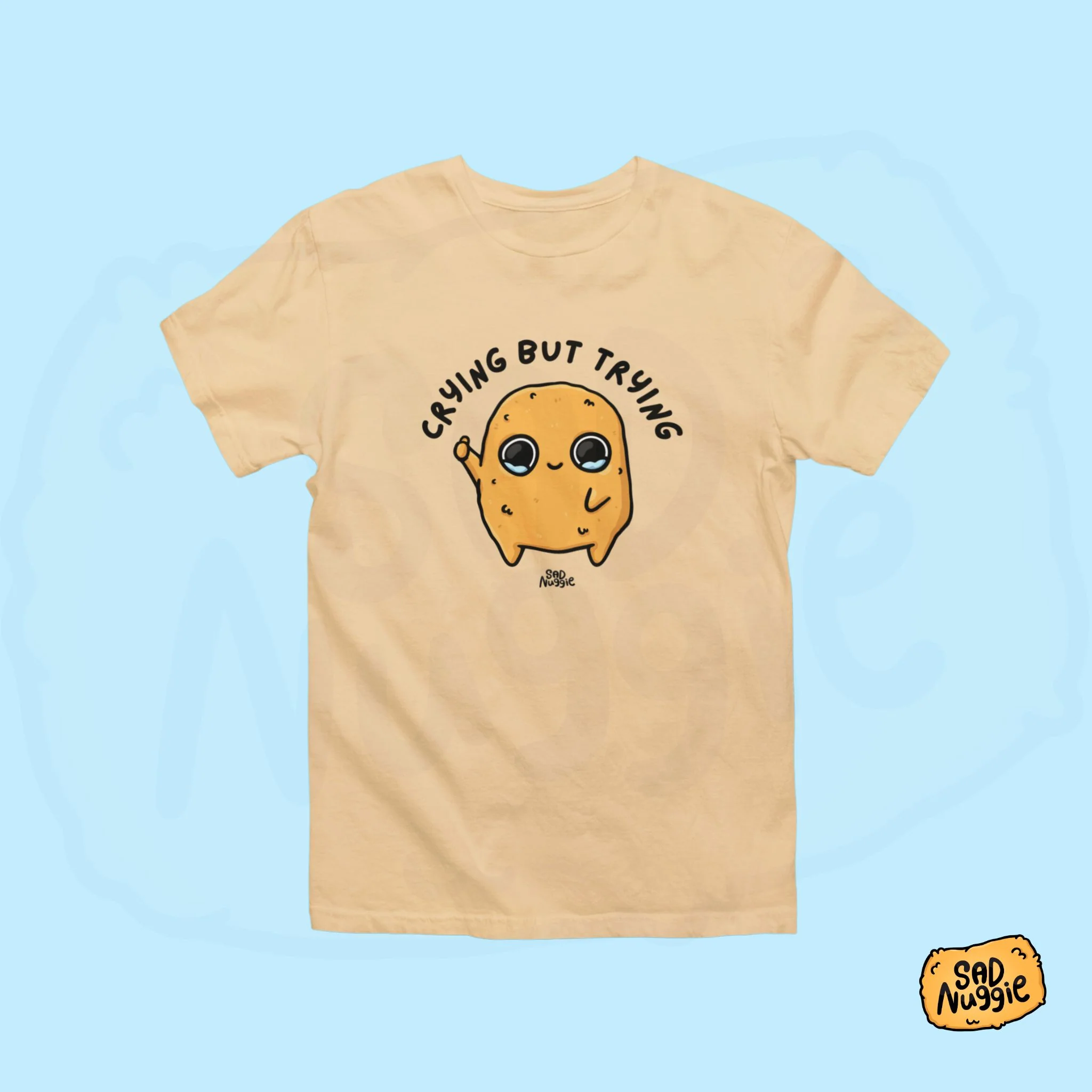 Crying But Trying T-Shirt - Image 6