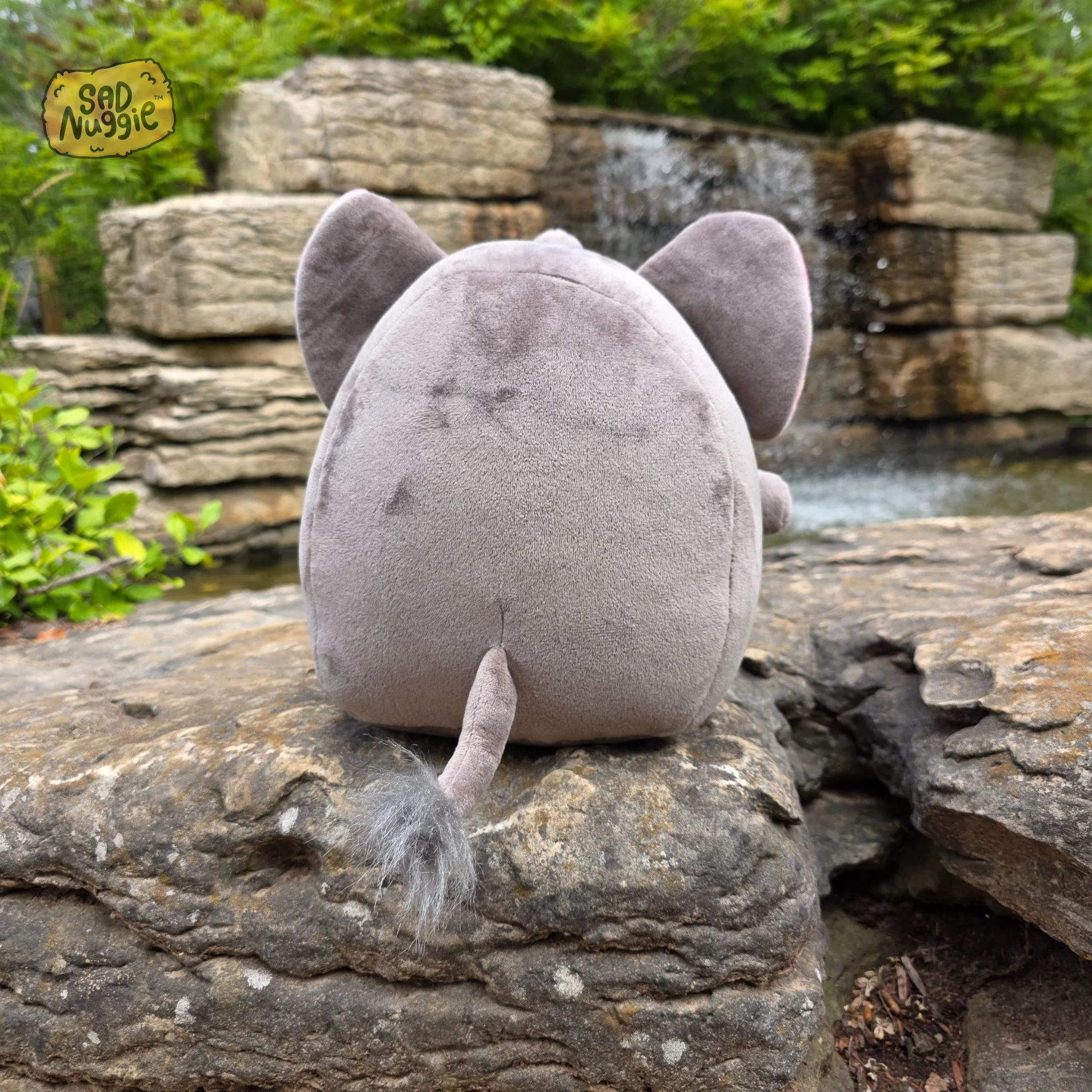 Elephant Sad Nuggie Plush - Image 4
