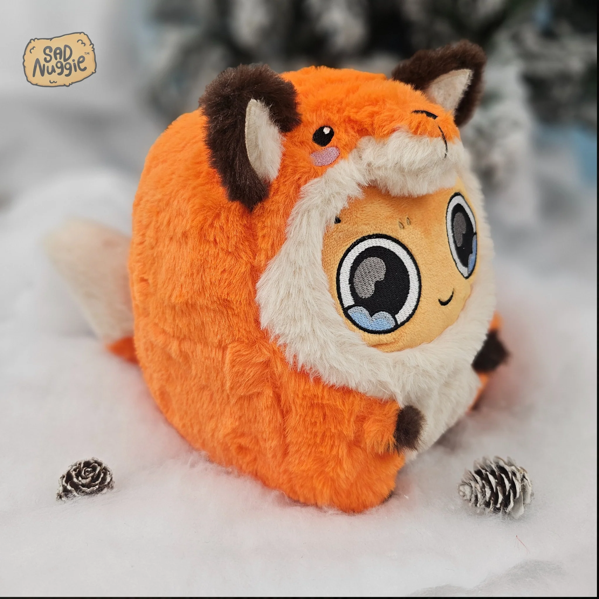 Fox Sad Nuggie Plush - Image 3
