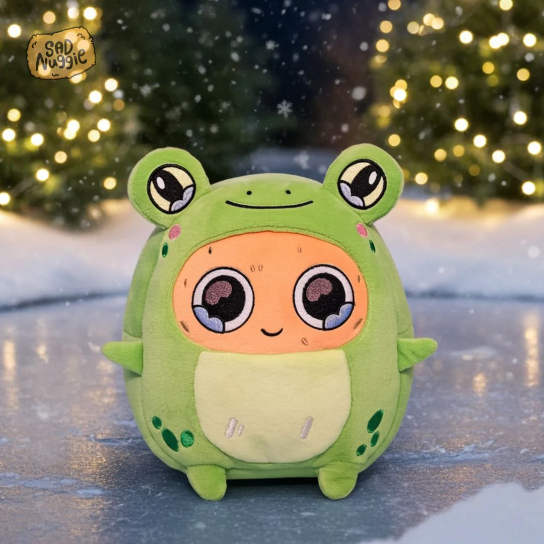Frog Sad Nuggie Plush - Image 5