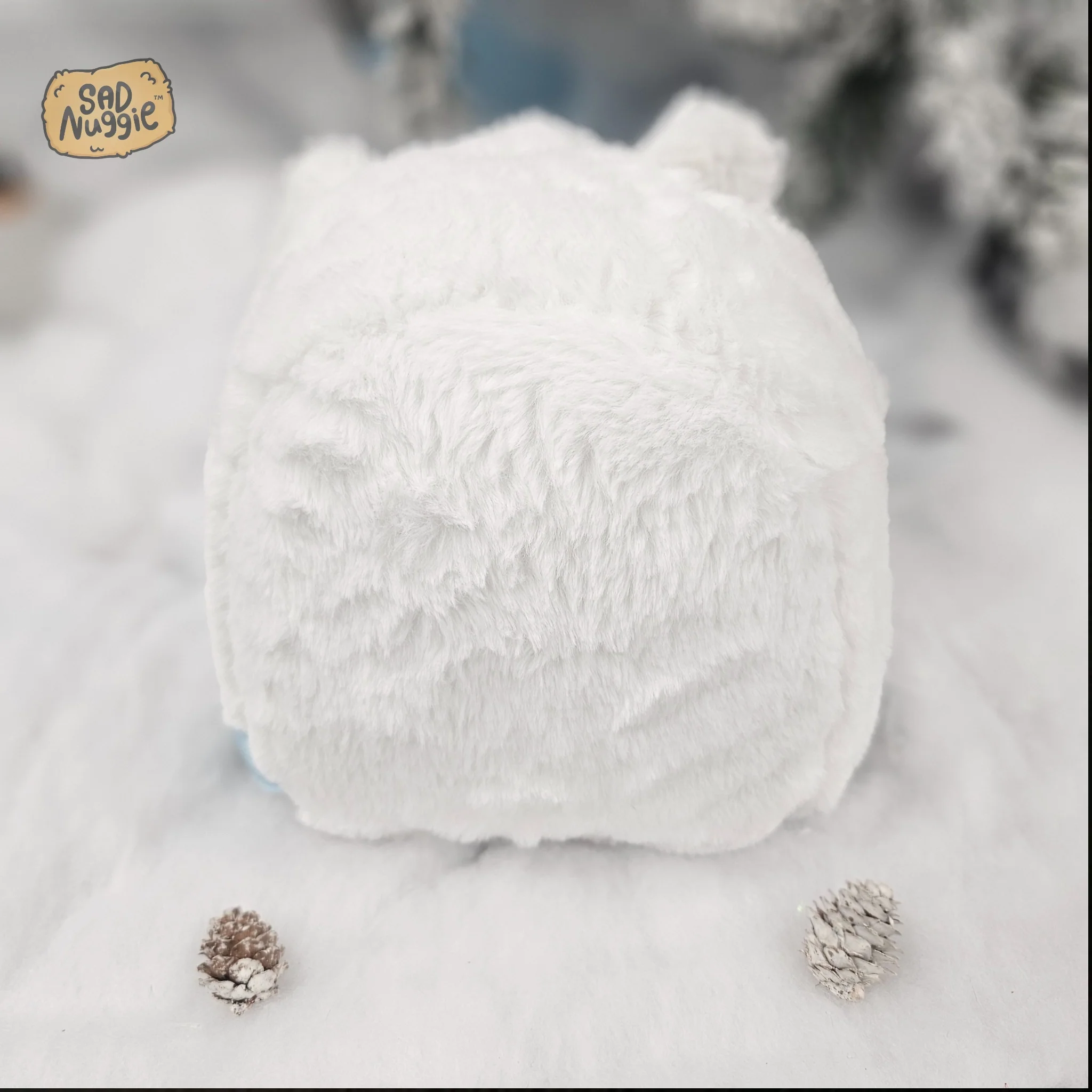 Polar Bear Sad Nuggie Plush - Image 4
