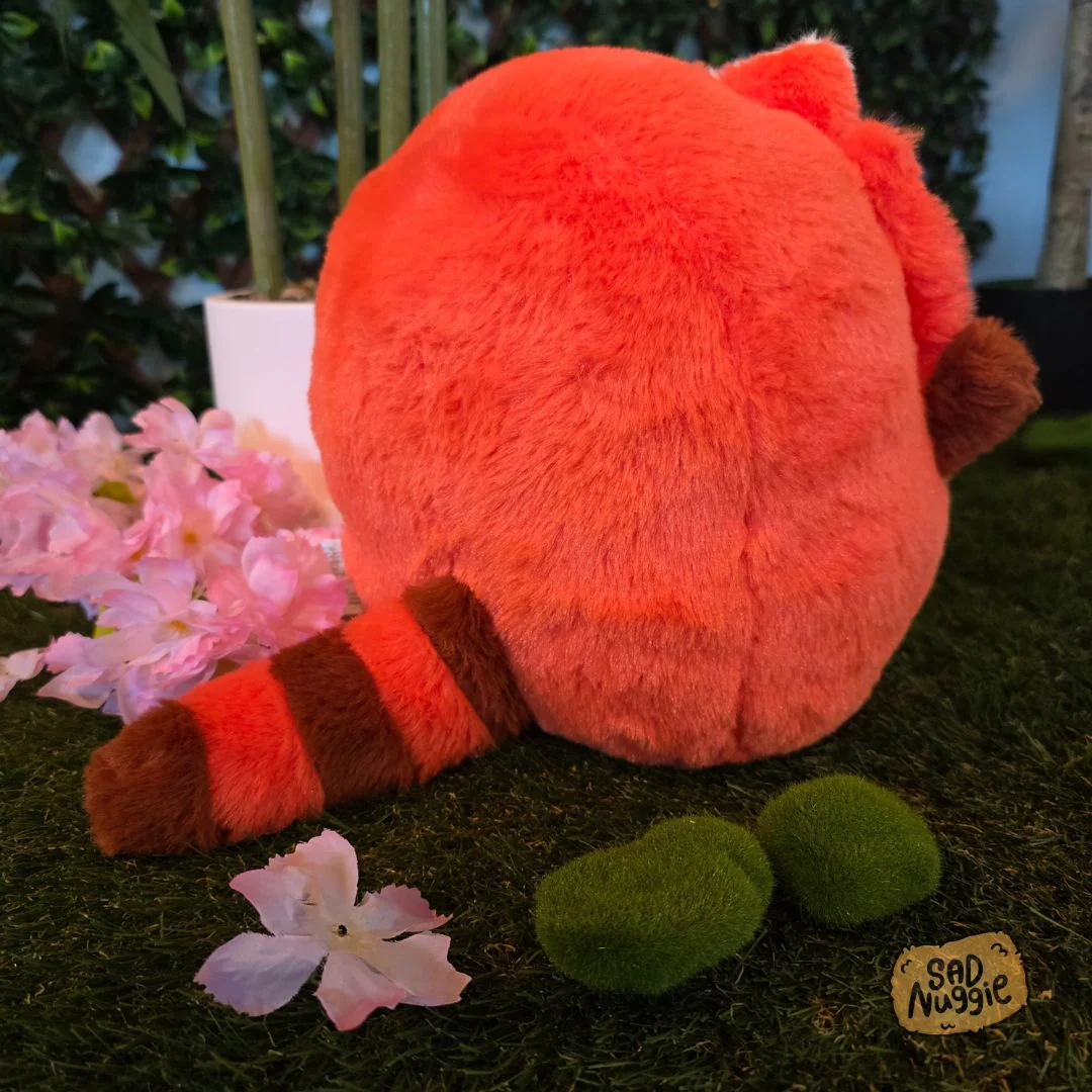 Red Panda Sad Nuggie Plush - Image 3