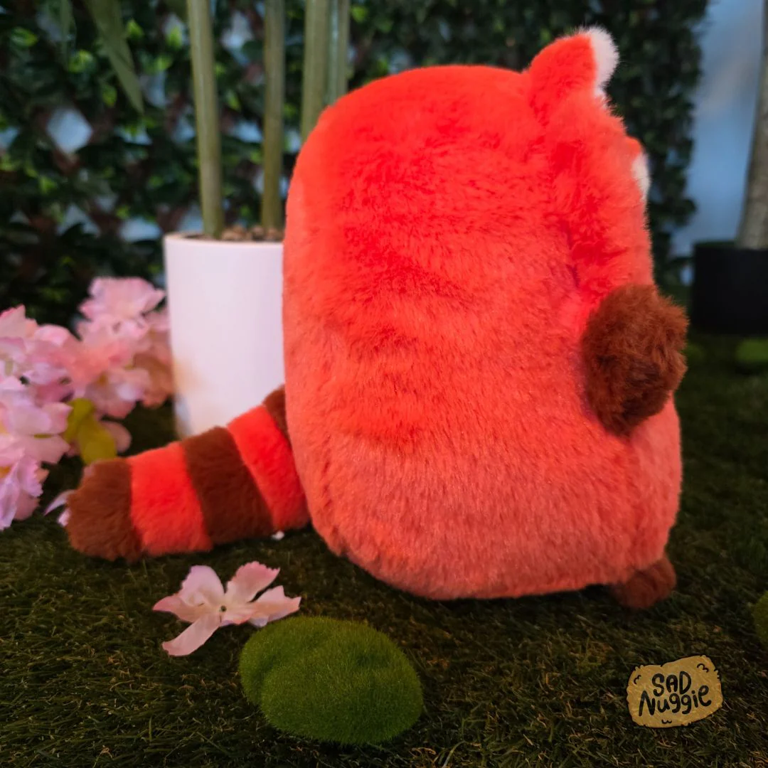 Red Panda Sad Nuggie Plush - Image 4