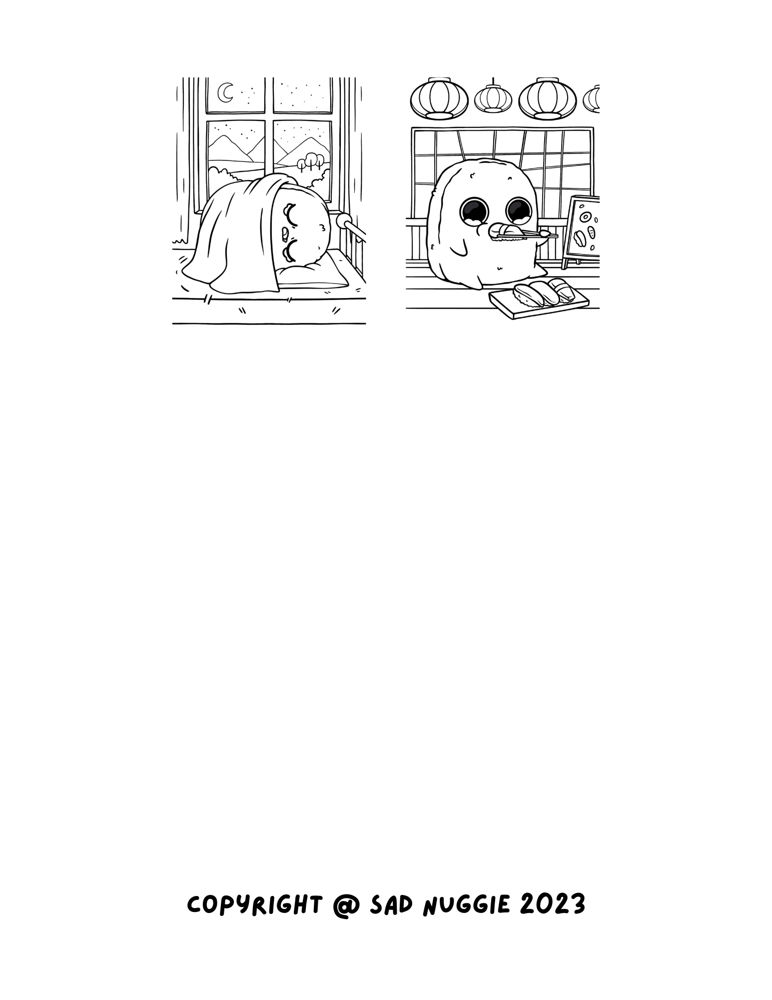 Sad Nuggie Coloring Book: Volume 1 - Image 5