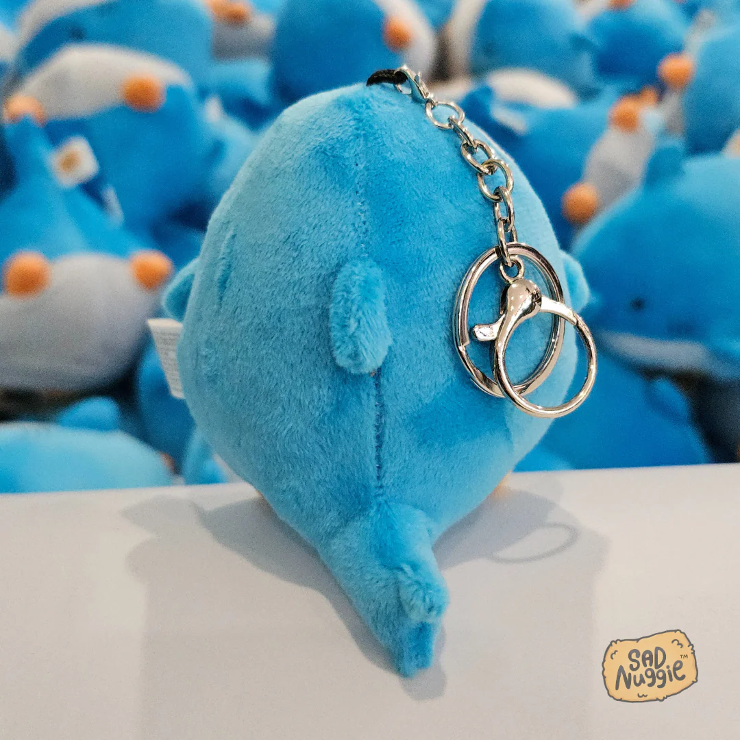 Shark Mini Sad Nuggie Keychain - Image 3