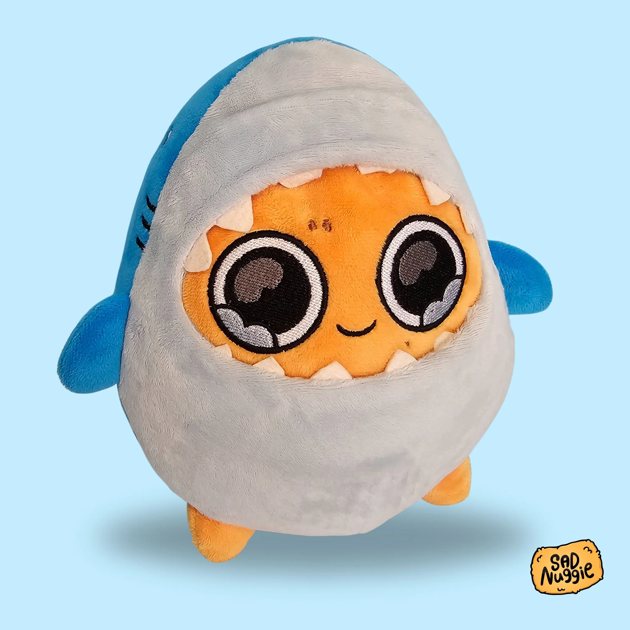 Shark Sad Nuggie Plush - Image 2