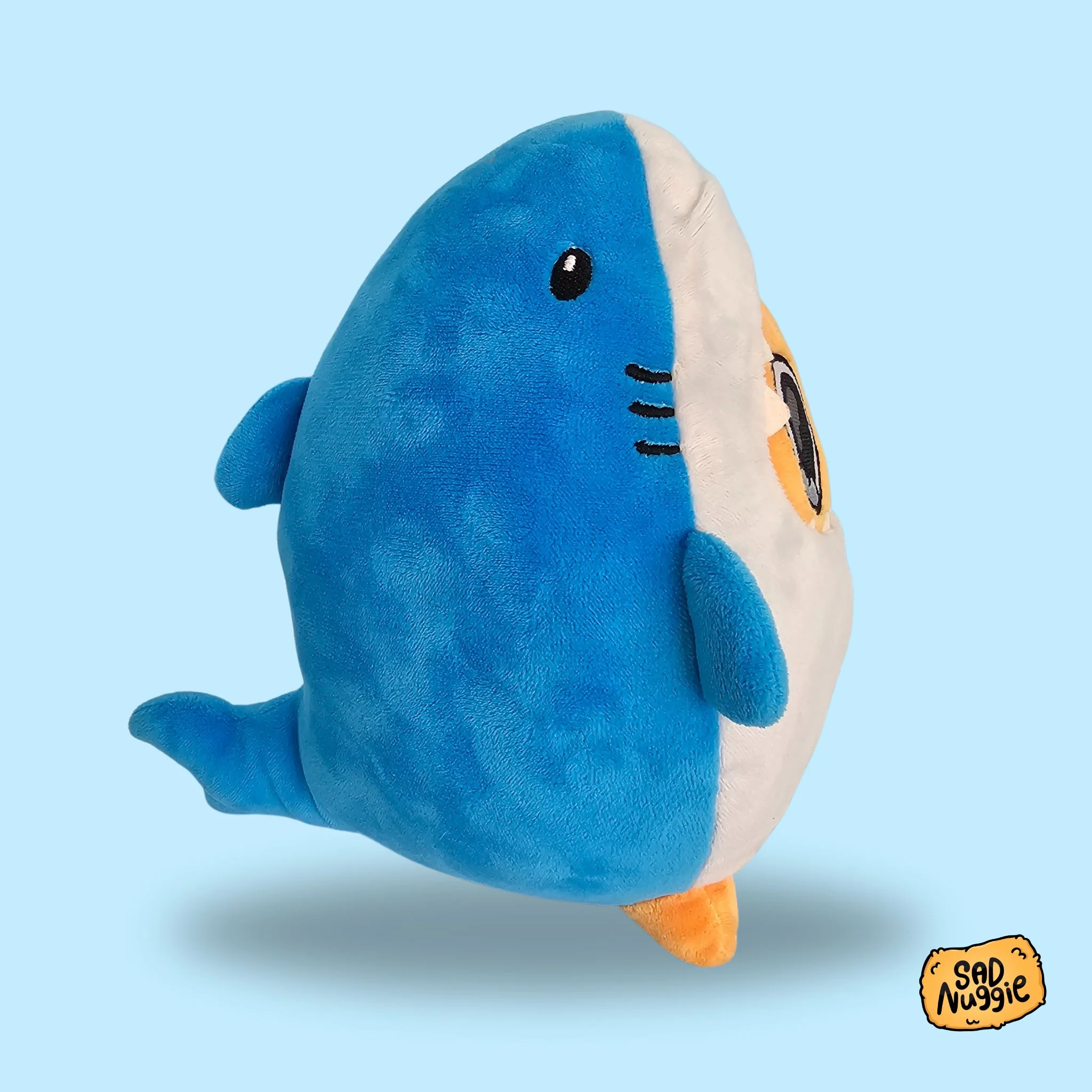 Shark Sad Nuggie Plush - Image 3