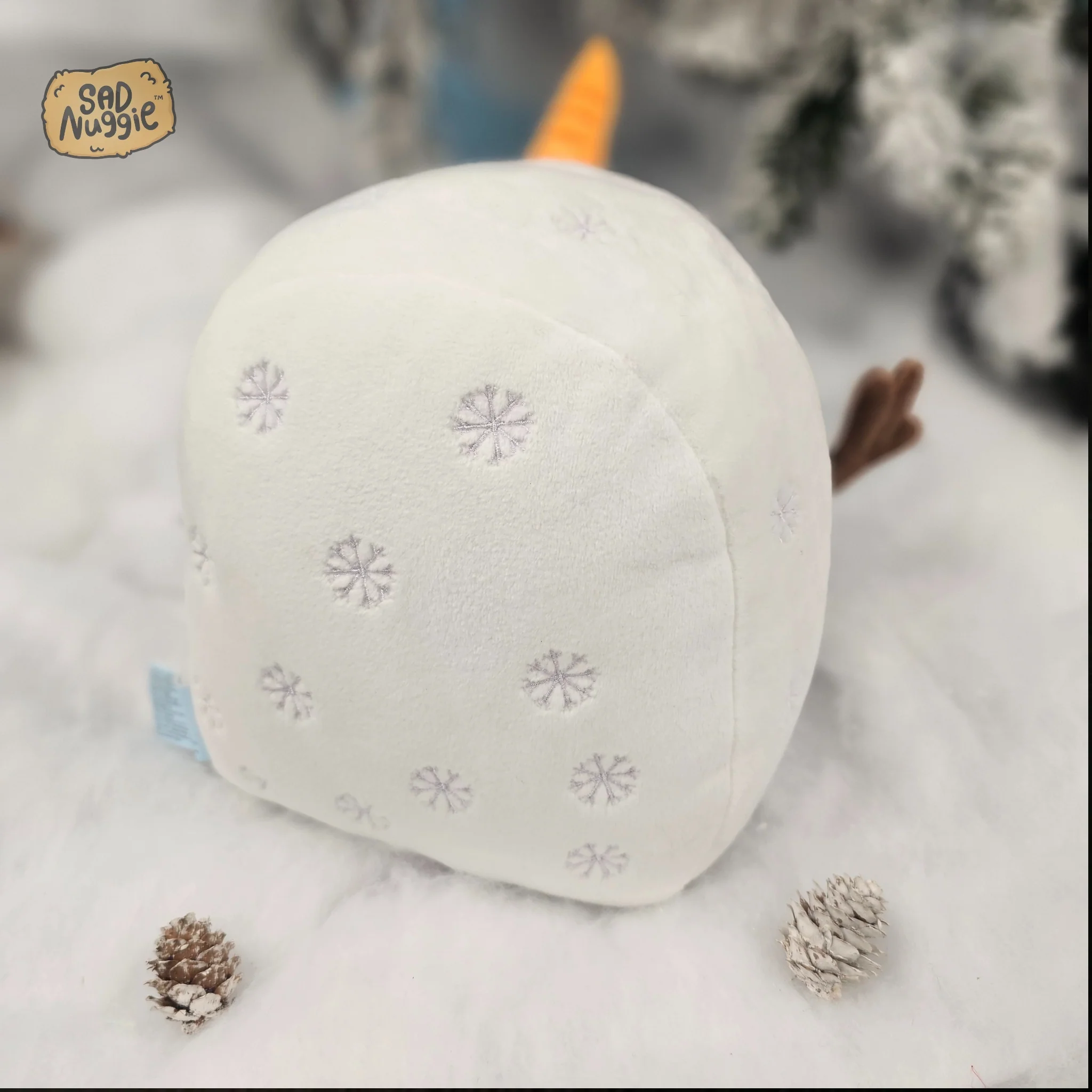 Snowman Sad Nuggie Plush - Image 4