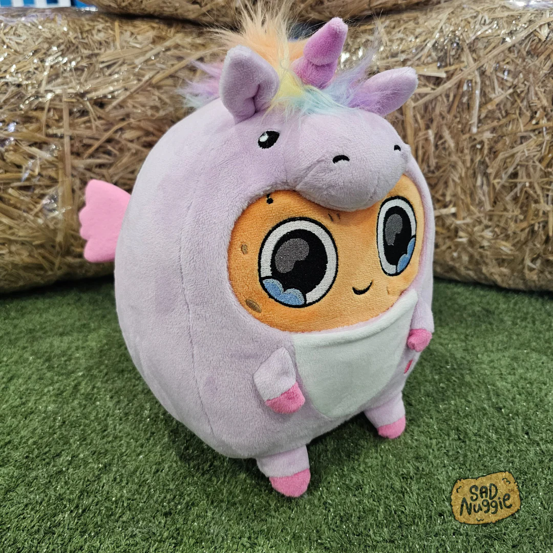 Unicorn Sad Nuggie Plush - Image 4